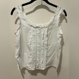 JNY Sport Ruffle Tank Top